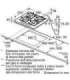 Bosch Serie 4 PNP6B6K40 gas hob with 4 zones