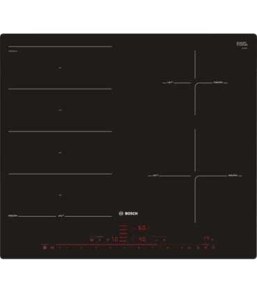 Bosch Serie 8 PXE601DC1E hob Black Built-in Zone induction hob 4 zone(s)