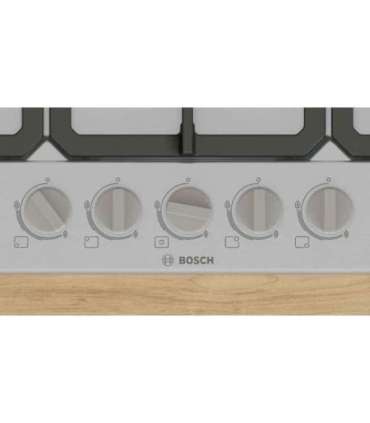 Bosch Serie 4 PGQ7B5K90 hob Stainless steel Built-in 75 cm Gas 5 zone(s)