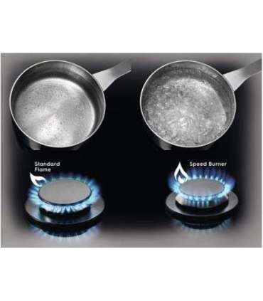 Electrolux EGS6436RK Black Built-in Gas 4 zone(s)