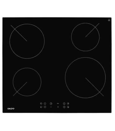Ceramic hob Akpo PKA 58008/2 black 4 zone(s)
