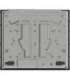 Gorenje GTW641EB hob Black Built-in 60 cm Gas 4 zone(s)