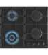 Gorenje GTW641EB hob Black Built-in 60 cm Gas 4 zone(s)
