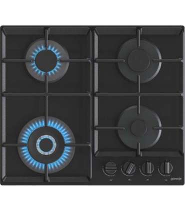 Gorenje GTW641EB hob Black Built-in 60 cm Gas 4 zone(s)