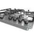 Gorenje G642ABX hob Stainless steel Built-in 60 cm Gas 4 zone(s)