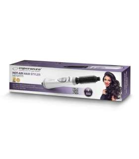 Esperanza EBL001W hair styling tool Hot air brush Warm Black,White 1.6 m 400 W