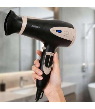 Adler Mesko MS 2287 hair dryer 2400 W Black, Champagne
