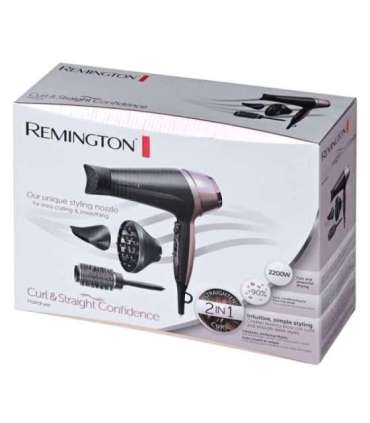 Remington D5706 hair dryer 2200 W Black, Pink gold