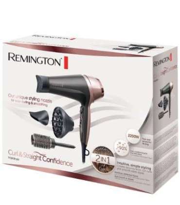 Remington D5706 hair dryer 2200 W Black, Pink gold