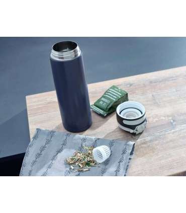 Leifheit 03275 travel mug 600 ml Black, Blue Stainless steel