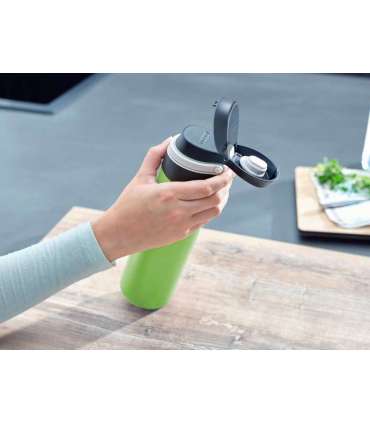 Leifheit 03277 travel mug 600 ml Black, Green Stainless steel