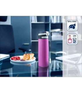 Thermal mug Leifheit Flip 600 ml Purple