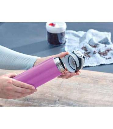 Thermal mug Leifheit Flip 600 ml Purple