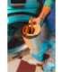 Thermal mug with telescopic straw Kambukka Rio Tumbler 950ml Almond Dream