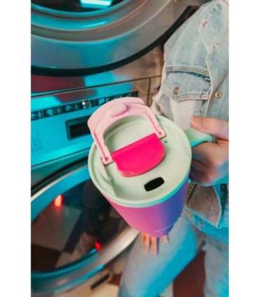 Thermal mug with telescopic straw Kambukka Rio Tumbler 950ml Bubblegum Mint