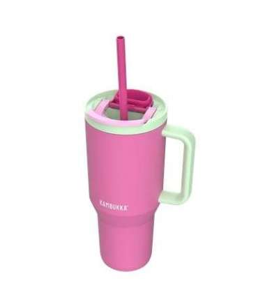 Thermal mug with telescopic straw Kambukka Rio Tumbler 950ml Bubblegum Mint