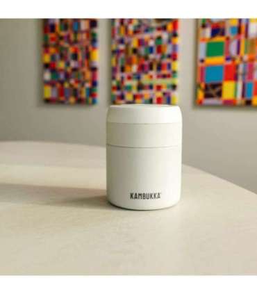 Dinner thermos Kambukka Bora 600 ml Chalk White (11-06013)