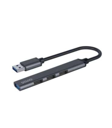 SAVIO Hub AK-70 USB-A - 3 × USB-A 2.0, 1 × USB-A 3.1 GEN 1, 4 in 1, 5 Gbps