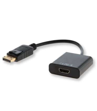 Savio CL-55 video cable adapter 0.2 m DisplayPort HDMI Type A (Standard) Black
