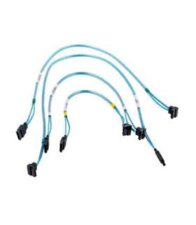 Supermicro 4 x Round SATA cable 0.56 m Black, Blue, White