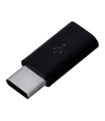 Savio AK-31 / B cable interface/gender adapter Micro USB USB 3.1 Typ C Black