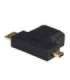 Akyga AK-AD-23 cable gender changer HDMI miniHDMI / microHDMI Black