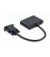 Gembird A-VGA-HDMI-02 video cable adapter 0.15 m HDMI + VGA (D-Sub) VGA (D-Sub) Black