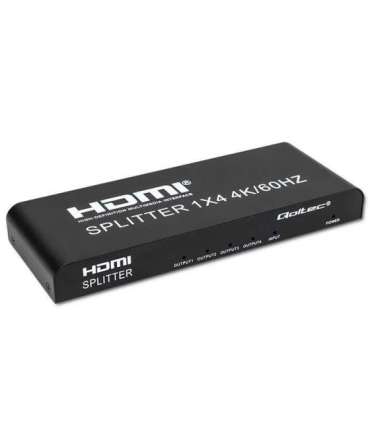 Qoltec 51799 Active HDMI Splitter 4 x HDMI 4K x 2K 6Gb/s 60Hz