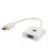 SAVIO HDMI (M) TO VGA (F) ADAPTER WHITE CL-201