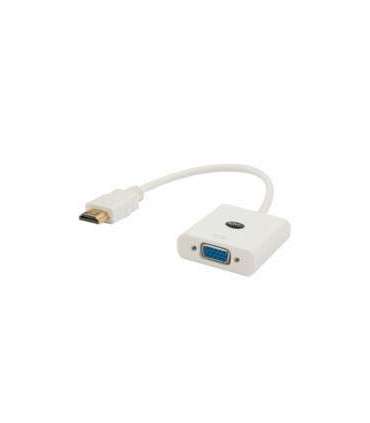 SAVIO HDMI (M) TO VGA (F) ADAPTER WHITE CL-201