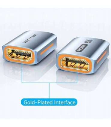 Vention HDMI-HDMI connector 8K@60Hz Aluminium
