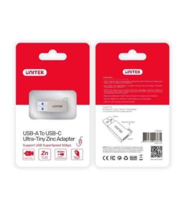 UNITEK USB-A TO USB-C 3.1 GEN1 ADAPTER, A1034NI