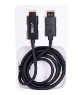 UNITEK CABLE DisplayPort 1.2, HDMI, 4K@60HZ, 1,8M, V1608A