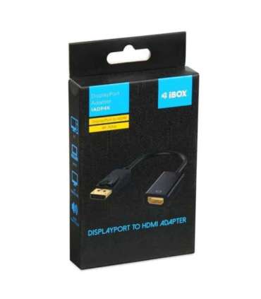 iBox IADP4K Display Port to HDMI cable adapter