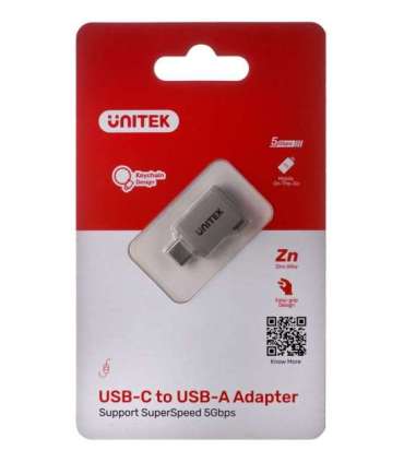 UNITEK ADAPTER USB-C-USB-A 3.1 GEN1, M/F, A1025GNI