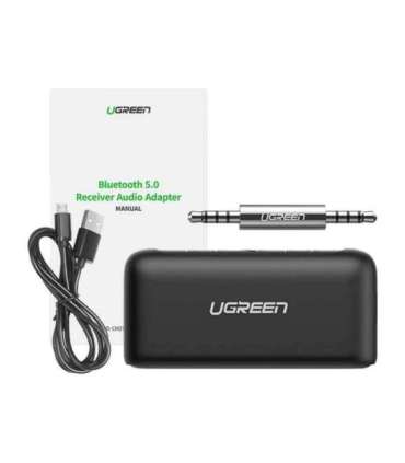Ugreen CM276 Bluetooth 5.0 Audio Receiver AUX Jack Adapter Black