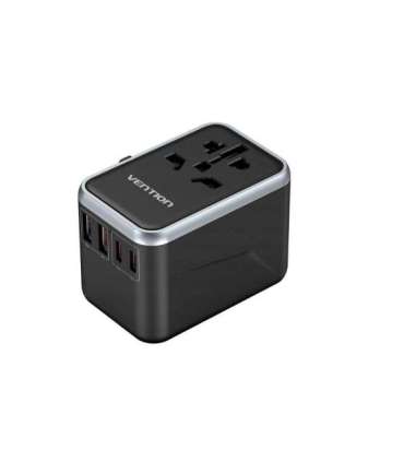 Vention 65W GaN Travel Adapter and Charger 2x USB-A 2x USB-C