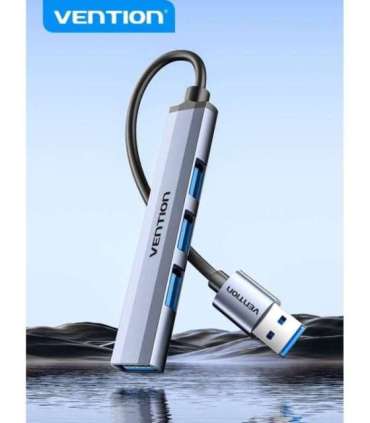 Vention USB 3.0-A to Gigabit Ethernet Adapter Gray 0.15M Aluminum Alloy Type