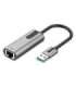 Vention USB 3.0-A to Gigabit Ethernet Adapter Gray 0.15M Aluminum Alloy Type