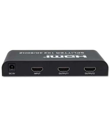 Qoltec 51797 Active HDMI Splitter 2 x HDMI 4K x 2K 6Gb/s 60Hz