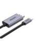 UNITEK V1409A cable gender changer USB-C DisplayPort Black, Grey