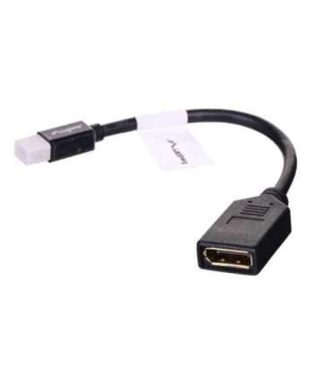 Lanberg AD-0003-BK DisplayPort cable 0.12 m Mini DisplayPort Black
