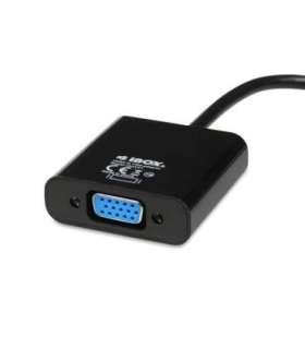 iBox IAHV01 video cable adapter HDMI Type A (Standard) VGA (D-Sub) Black
