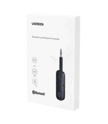 Ugreen Bluetooth receiver transmitter mini jack 3.5 mm black (CM403)