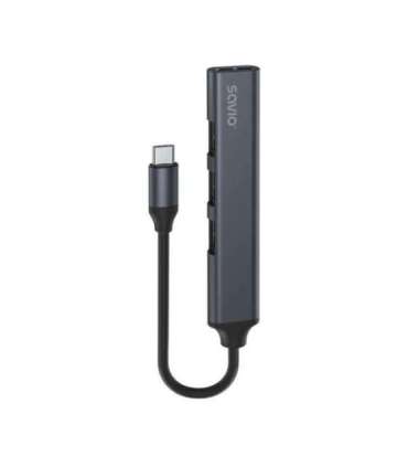 SAVIO AK-71 USB-C hub - 3 x USB-A 2.0, 1 x USB-A 3.0, 4-in-1, 5 Gbps