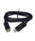 Savio CL-56 video cable adapter 1.5 m DisplayPort HDMI Type A (Standard) Black
