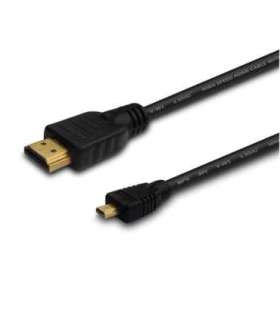 Savio CL-39 HDMI cable 1 m HDMI Type A (Standard) HDMI Type D (Micro) Black