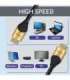 Qoltec 50354 HDMI v2.1 Cable Ultra high speed 8K 60Hz 30AWG GOLD 1m