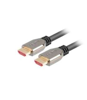 Lanberg CA-HDMI-30CU-0010-BK cable HDMI 1m HDMI Typu A (Standard) 8K  60Hz