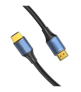 Vention Cotton Braided HDMI-A Male to Male HD Cable 8K 5M Blue Aluminum Alloy Type